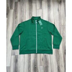 Flint Park Green Full Zip Athletic Golf/Tennis/Pickleball Sweatshirt Mens 2XL